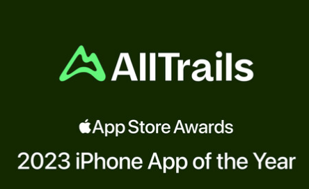 2023年iPhone的AllTrails应用程序 